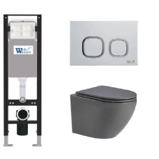 Душевая кабина Weltwasser AMBERG 350 + MERZBACH 043 MT-GR + AMBERG RD-WT 10000012387