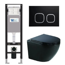 Душевая кабина Weltwasser AMBERG 350 + MERZBACH 043 XL MT-BL + AMBERG RD-BL 10000014097