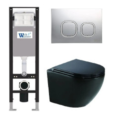 Душевая кабина Weltwasser AMBERG 350 + MERZBACH 043 XL MT-BL + AMBERG RD-CR 10000014098