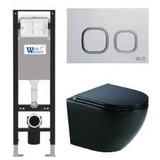Душевая кабина Weltwasser AMBERG 350 + MERZBACH 043 XL MT-BL + AMBERG RD-WT 10000014100