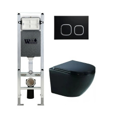 Душевая кабина Weltwasser AMBERG 350 ST + MERZBACH 041 XL MT-BL + AMBERG RD-BL 10000010928