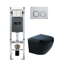 Душевая кабина Weltwasser AMBERG 350 ST + MERZBACH 041 XL MT-BL + AMBERG RD-WT 10000010931