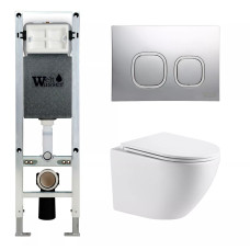 Душевая кабина Weltwasser AMBERG 350 ST + MERZBACH 043 GL-WT + AMBERG RD-MT CR 10000011284