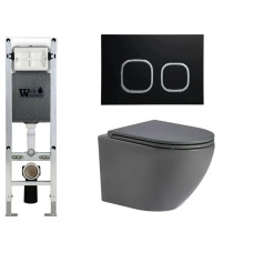 Душевая кабина Weltwasser AMBERG 350 ST + MERZBACH 043 MT-GR + AMBERG RD-BL 10000011365