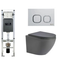 Душевая кабина Weltwasser AMBERG 350 ST + MERZBACH 043 MT-GR + AMBERG RD-WT 10000011368