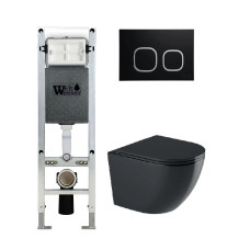 Душевая кабина Weltwasser AMBERG 350 ST + MERZBACH 043 GL-BL + AMBERG RD-BL 10000012171