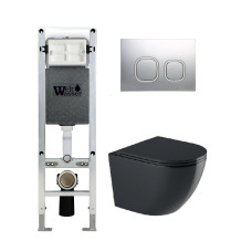 Душевая кабина Weltwasser AMBERG 350 ST + MERZBACH 043 GL-BL + AMBERG RD-CR 10000012172