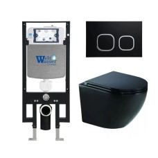 Душевая кабина Weltwasser AMBERG 497 + MERZBACH 041 XL MT-BL + AMBERG RD-BL 10000010933