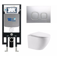 Душевая кабина Weltwasser AMBERG 497 + MERZBACH 043 GL-WT + AMBERG RD-CR 10000011288