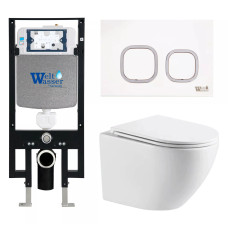 Душевая кабина Weltwasser AMBERG 497 + MERZBACH 043 MT-WT + AMBERG RD-WT 10000011413
