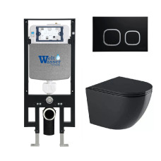 Душевая кабина Weltwasser AMBERG 497 + MERZBACH 043 GL-BL + AMBERG RD-BL 10000012176