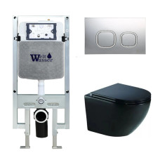 Душевая кабина Weltwasser AMBERG 497 ST + MERZBACH 041 XL MT-BL + AMBERG RD-MT CR 10000010940