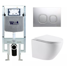 Душевая кабина Weltwasser AMBERG 497 ST + MERZBACH 043 GL-WT + AMBERG RD-MT CR 10000011294