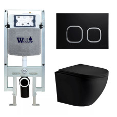 Душевая кабина Weltwasser AMBERG 497 ST + MERZBACH 043 MT-BL + AMBERG RD-BL 10000011335