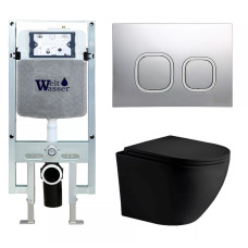 Душевая кабина Weltwasser AMBERG 497 ST + MERZBACH 043 MT-BL + AMBERG RD-MT CR 10000011337