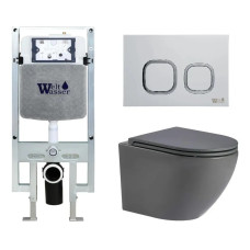 Душевая кабина Weltwasser AMBERG 497 ST + MERZBACH 043 MT-GR + AMBERG RD-WT 10000011378