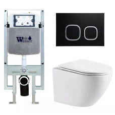 Душевая кабина Weltwasser AMBERG 497 ST + MERZBACH 043 MT-WT + AMBERG RD-BL 10000011415