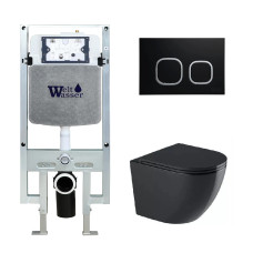 Душевая кабина Weltwasser AMBERG 497 ST + MERZBACH 043 GL-BL + AMBERG RD-BL 10000012181