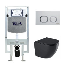 Душевая кабина Weltwasser AMBERG 497 ST + MERZBACH 043 GL-BL + AMBERG RD-WT 10000012184