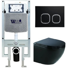 Душевая кабина Weltwasser AMBERG 497 ST + MERZBACH 043 XL MT-BL + AMBERG RD-BL 10000014112