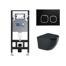 Душевая кабина Weltwasser AMBERG 506 + MERZBACH 041 XL MT-BL + AMBERG RD-BL 10000010948