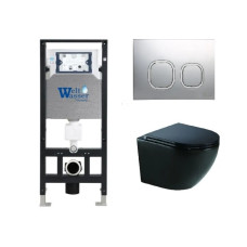 Душевая кабина Weltwasser AMBERG 506 + MERZBACH 041 XL MT-BL + AMBERG RD-CR 10000010949