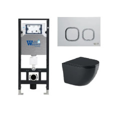 Душевая кабина Weltwasser AMBERG 506 + MERZBACH 041 XL MT-BL + AMBERG RD-WT 10000010951