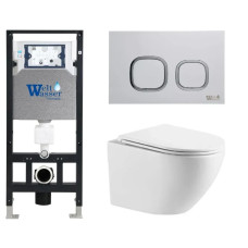 Душевая кабина Weltwasser AMBERG 506 + MERZBACH 043 XL GL-WT + AMBERG RD-WT 10000013779