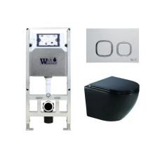 Душевая кабина Weltwasser AMBERG 506 ST + MERZBACH 041 XL MT-BL + AMBERG RD-WT 10000010946