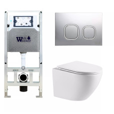 Душевая кабина Weltwasser AMBERG 506 ST + MERZBACH 043 GL-WT + AMBERG RD-MT CR 10000011299