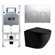 Душевая кабина Weltwasser AMBERG 506 ST + MERZBACH 043 MT-BL + AMBERG RD-CR 10000011346