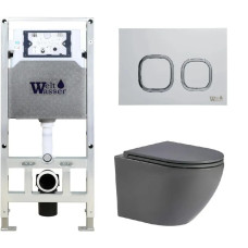 Душевая кабина Weltwasser AMBERG 506 ST + MERZBACH 043 MT-GR + AMBERG RD-WT 10000011388