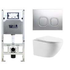 Душевая кабина Weltwasser AMBERG 506 ST + MERZBACH 043 XL GL-WT + AMBERG RD-MT CR 10000013783