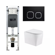 Душевая кабина Weltwasser AMBERG 350 ST + NESENBACH 004 GL-WT + AMBERG RD-BL 10000008914