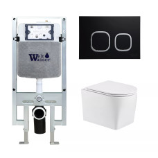Душевая кабина Weltwasser AMBERG 497 ST + NESENBACH 004 GL-WT + AMBERG RD-BL 10000008928
