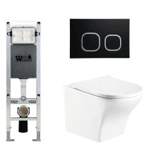 Душевая кабина Weltwasser AMBERG 350 ST + ODENBACH 004 GL-WT + AMBERG RD-BL 10000006563