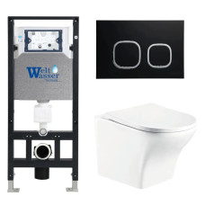 Душевая кабина Weltwasser AMBERG 506 + ODENBACH 004 GL-WT + AMBERG RD-BL 10000006827