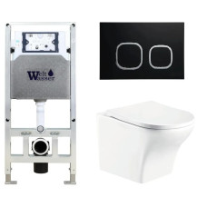 Душевая кабина Weltwasser AMBERG 506 ST + ODENBACH 004 GL-WT + AMBERG RD-BL 10000006915