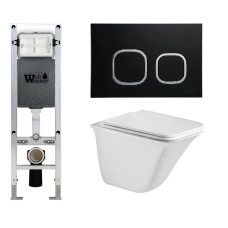 Душевая кабина Weltwasser AMBERG 350 ST + ROTBACH 004 GL-WT + AMBERG RD-BL 10000006567