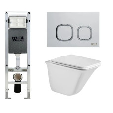 Душевая кабина Weltwasser AMBERG 350 ST + ROTBACH 004 GL-WT + AMBERG RD-WT 10000006570