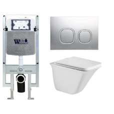 Душевая кабина Weltwasser AMBERG 497 ST + ROTBACH 004 GL-WT + AMBERG RD-MT CR 10000006745