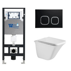 Душевая кабина Weltwasser AMBERG 506 + ROTBACH 004 GL-WT + AMBERG RD-BL 10000006831
