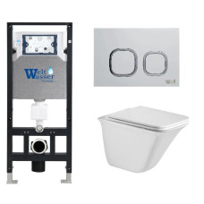 Душевая кабина Weltwasser AMBERG 506 + ROTBACH 004 GL-WT + AMBERG RD-WT 10000006834