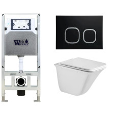 Душевая кабина Weltwasser AMBERG 506 ST + ROTBACH 004 GL-WT + AMBERG RD-BL 10000006919