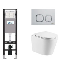 Душевая кабина Weltwasser AMBERG 350 + SALZBACH 043 GL-WT + AMBERG RD-WT 10000012427