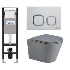 Душевая кабина Weltwasser AMBERG 350 + SALZBACH 043 MT-GR + AMBERG RD-WT 10000012432