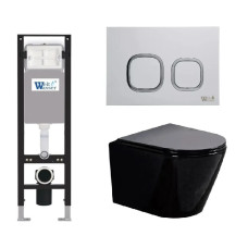 Душевая кабина Weltwasser AMBERG 350 + SALZBACH 043 GL-BL + AMBERG RD-WT 10000013455