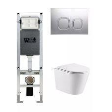 Душевая кабина Weltwasser AMBERG 350 ST + SALZBACH 043 GL-WT + AMBERG RD-CR 10000011485