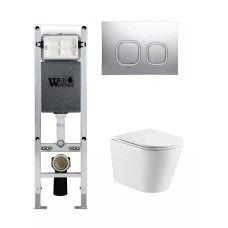Душевая кабина Weltwasser AMBERG 350 ST + SALZBACH 043 GL-WT + AMBERG RD-MT CR 10000011486