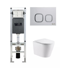 Душевая кабина Weltwasser AMBERG 350 ST + SALZBACH 043 GL-WT + AMBERG RD-WT 10000011487